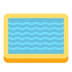 Rubber pool