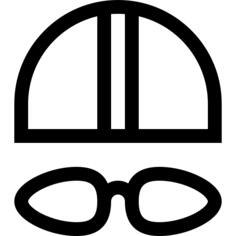 游泳的
