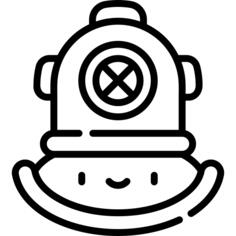 Diving helmet