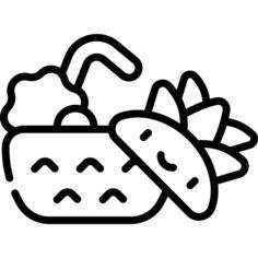 菠萝鸡尾酒