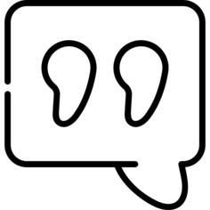 Inverted commas