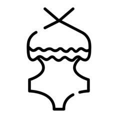 One piece bikini