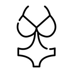 One piece bikini