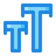 字体大小