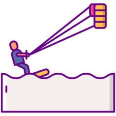 Kitesurfing