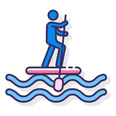 站立冲浪板