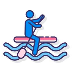划桨冲浪