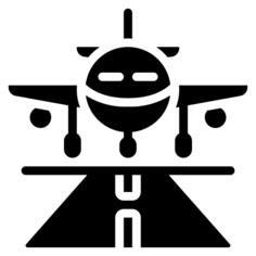 Aeroplane landing