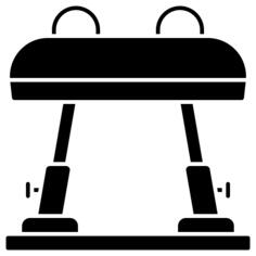 Pommel horse gymnastics