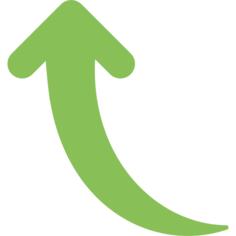 Upward arrow