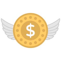 Flying money