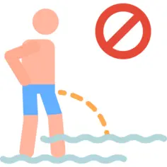 No peeing