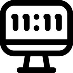 Digital alarm clock