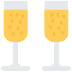 Champagne glasses