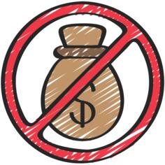 No money