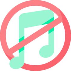 No music