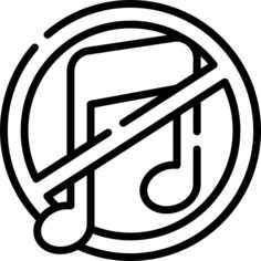 No music