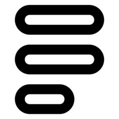 Left alignment
