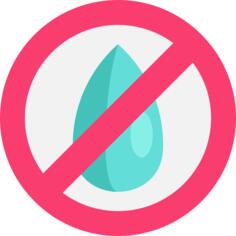 No water