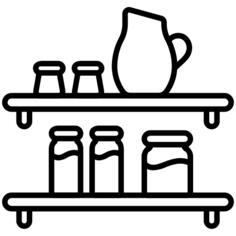 Kitchen shelf