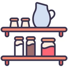 Kitchen shelf