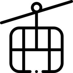 Cable car cabin