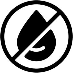 No water