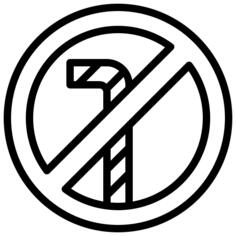 No straws