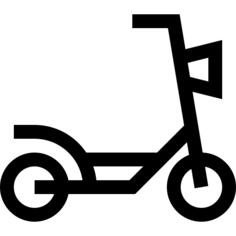 踏板摩托车