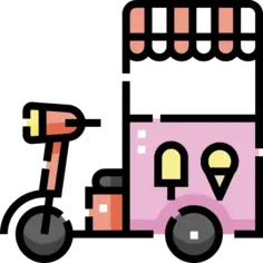 Ice cream cart
