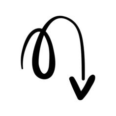 Down arrow