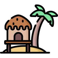 海滩小屋