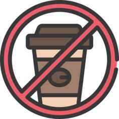 没有咖啡杯