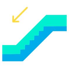 Escalator down