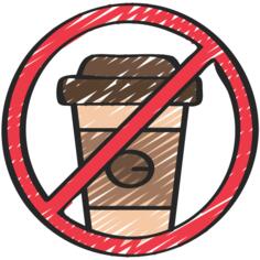 No coffee cups
