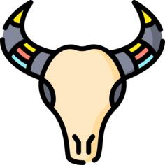 Bull skull