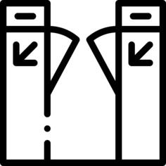 旋转栅门