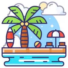 海滩度假