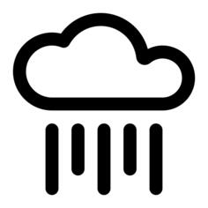 多雨的