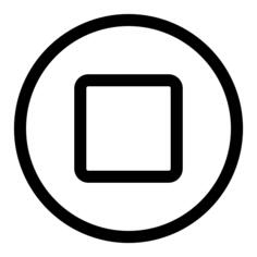 Stop button