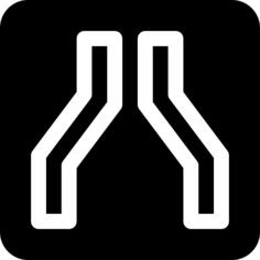 狭窄的路