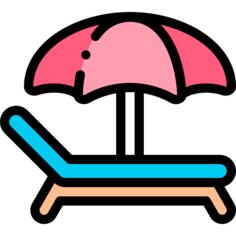 日光浴浴床