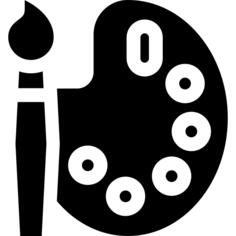 油漆调色板