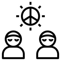 平静的