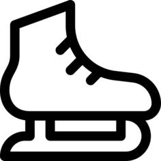 Ice skating shoes