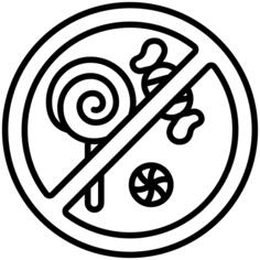 No eating