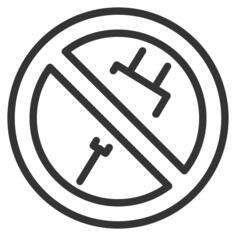 No plug