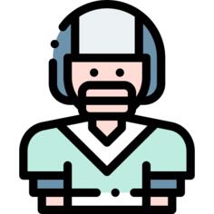 American football player