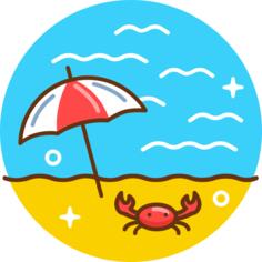 海滩