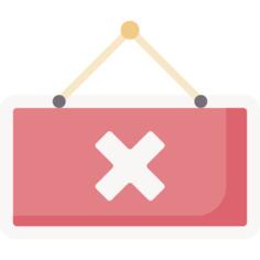 Closed sign